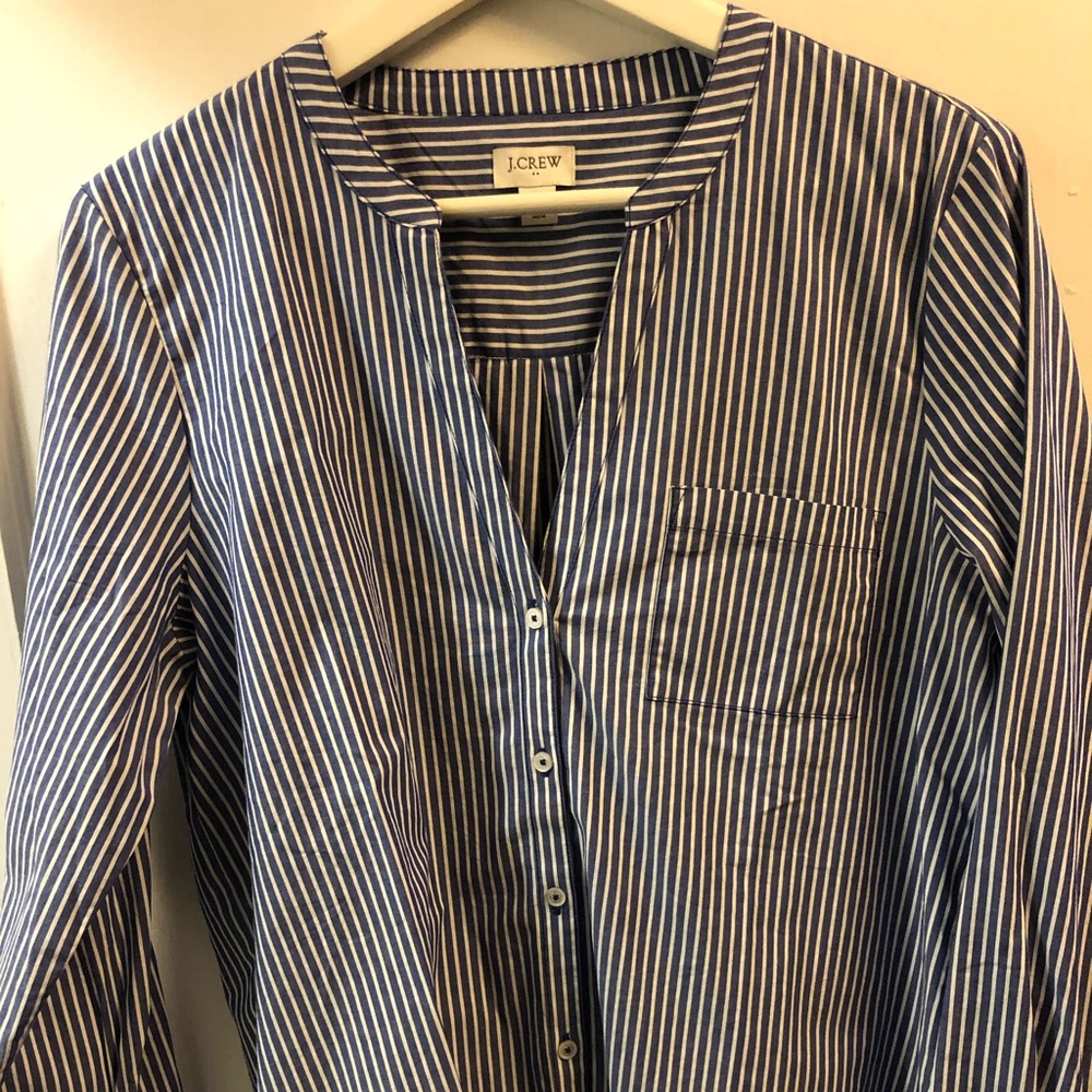 JCrew Factory Striped Shirt, M